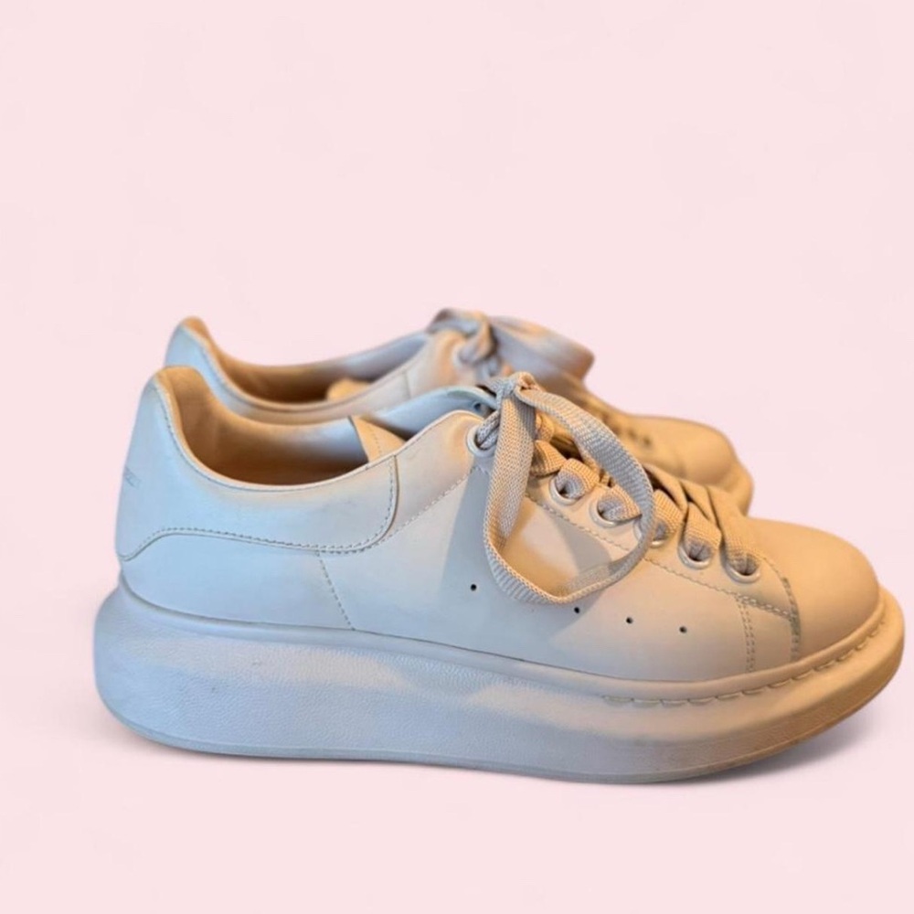 Alexander McQueen platform mauve pink sneakers size 9 women’s designer